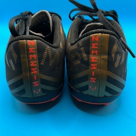 adidas Nemeziz Messi kids cleats, size 12, children, black gold orange​​​ - Picture 4 of 5